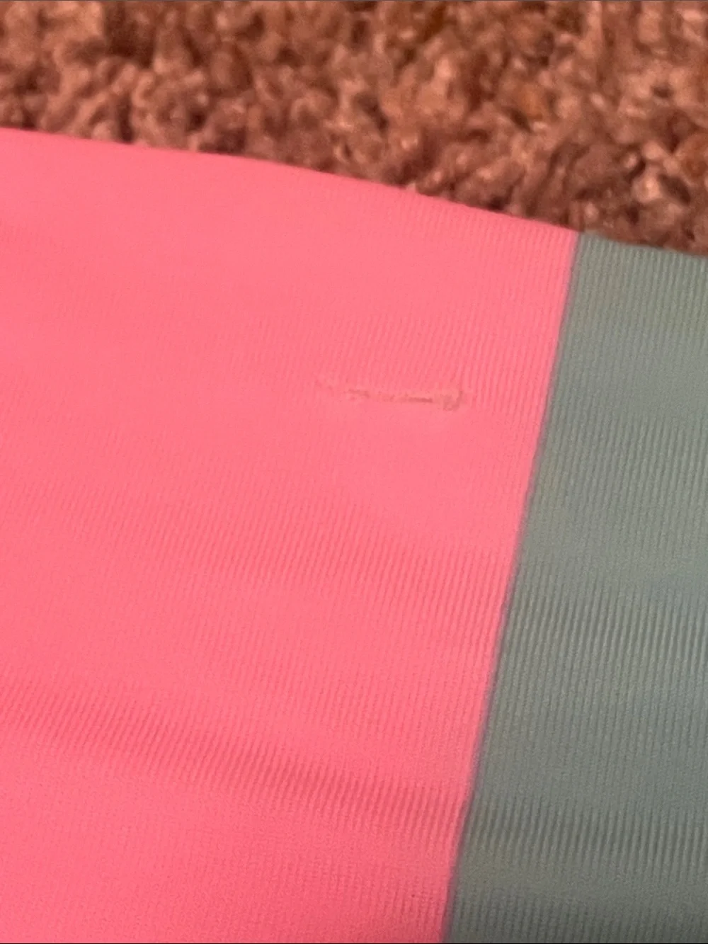 OshKosh B'gosh Pink, Aqua & Lavender Colorblock Sequin Smile Swim Set. Girls 10